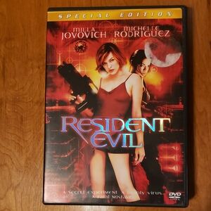 Resident Evil DVD with Red and Black Disc